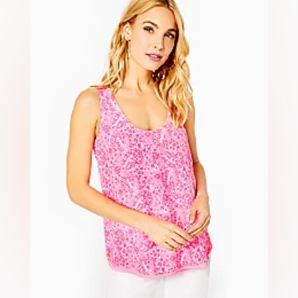 florin scoopneck tank top lilly pulitzer